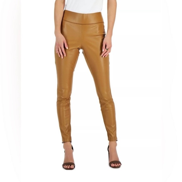 INC INT’L CONCEPTS Women’s Tummy Control Faux Leather Skinny Pants Size 18 NWT - Picture 4 of 4